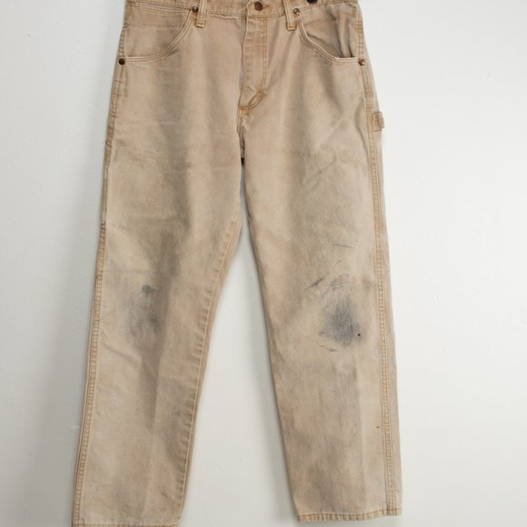 Vintage Wrangler Carpenter Pants- Boot Zipper - Picture 2 of 5